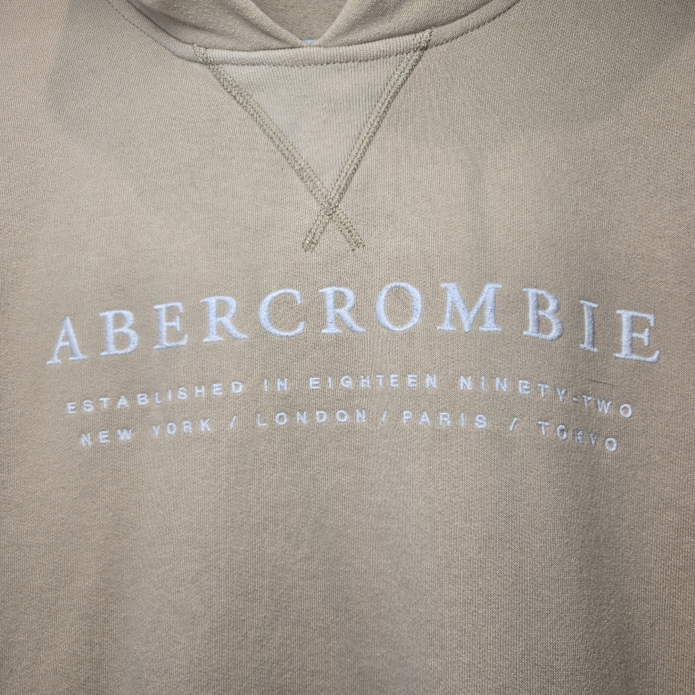 Abercrombie & Fitch Hoodie Medium Women's Soft A&F Collection Sweatshirt Graphic - Picture 3 of 8